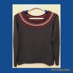 St. John Sport Fair Isle Sweater